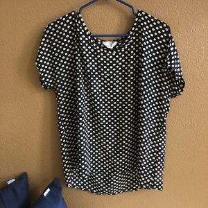 Polka dot blouse